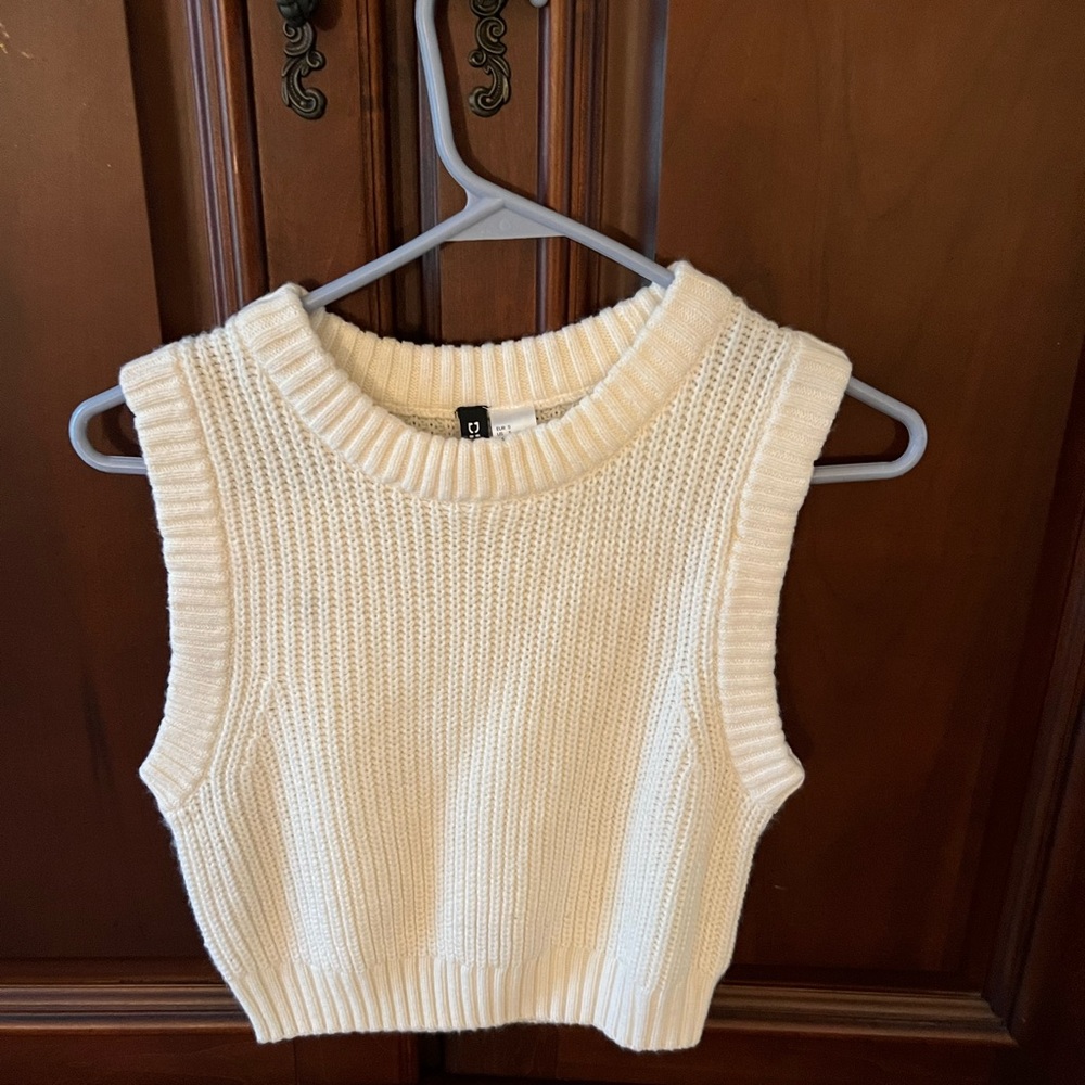 Size small white sweater worn one time